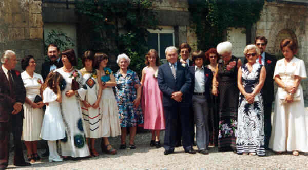 50-jarig huwelijksfeest Louis en Mai, 10 juli 1977